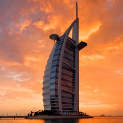Burj Al Arab, Dubai - Officially Rated a Seven Stars Hotel