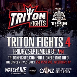 Three Title Fights Plus the Much Anticipated MMA Debut of Amanda Leve Highlight Triton Fights 4 Powered by Tiger Lyfe