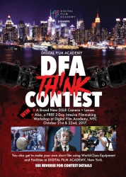 Digital Film Academy in New York Calls for Video Submissions for Its 1st Annual Short Film Competition, The DFA Think Contest