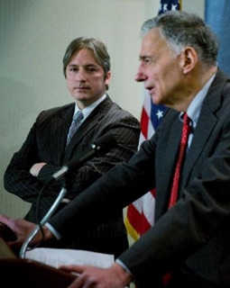 Ralph Nader & His Running Mate Matt Gonzalez