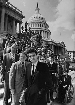 Ralph Nader at the Steps of the Capitol Building