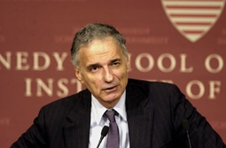 Ralph Nader Speaking at the Kennedy School of Government at Harvard University