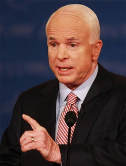 John McCain at the First 2008 Presidential Debate