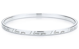 Tiffany & Co. – Tiffany Notes I Love You Bangle Bracelet