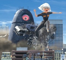 Susan Murphy, played by Reese Witherspoon, in Monsters vs. Aliens