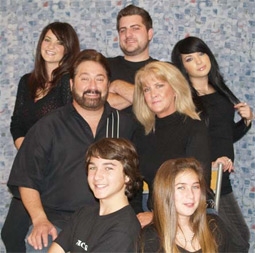 Mary Jo Buttafuoco's Blended Family: Jessica, Paul, Martine, Stu, Mary Jo, Cameron, & Hutton