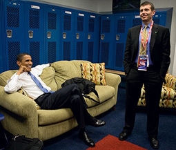 President Barack Obama & David Plouffe