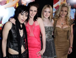 Joan Jett, Kristen Stewart, Dakota Fanning, & Cherie Currie