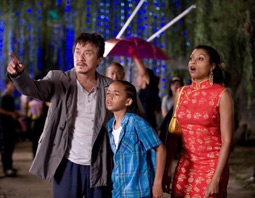 Jackie Chan, Jaden Smith, & Taraji P. Henson in The Karate Kid