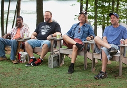 Chris Rock, Kevin James, David Spade & Adam Sandler in Grown Ups