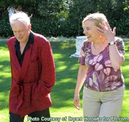 Hugh Hefner with Filmmaker Brigitte Berman