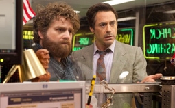 Zach Galifianakis & Robert Downey, Jr. in Due Date