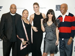 Joseph "Rev Run" Simmons & Wife Justine, Nicola Breytenbach, Kim Kardashian & Russell Simmons