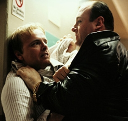 James Gandolfini & Joe Pantoliano in The Sopranos