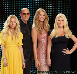 Nicole Richie, John Varvatos, Elle Macpherson & Jessica Simpson in Fashion Star on NBC