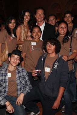 Camila Alves & Matthew McConaughey with Members of Their j.k. livin Program