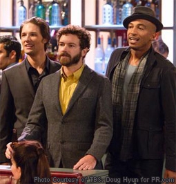 Michael Cassidy, Danny Masterson & James Lesure in Men At Work