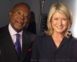 Henry Louis Gates, Jr. with Martha Stewart in Finding Your Roots