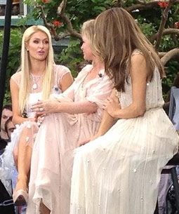 Paris & Kathy Hilton & Maria Menounos at a Fashion Show for The Kathy Hilton Collection