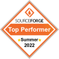 SourceForge Summer 2022 Top Performer Award