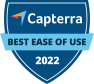 Capterra - Best ease of use award