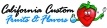 California Custom Fruits & Flavors logo