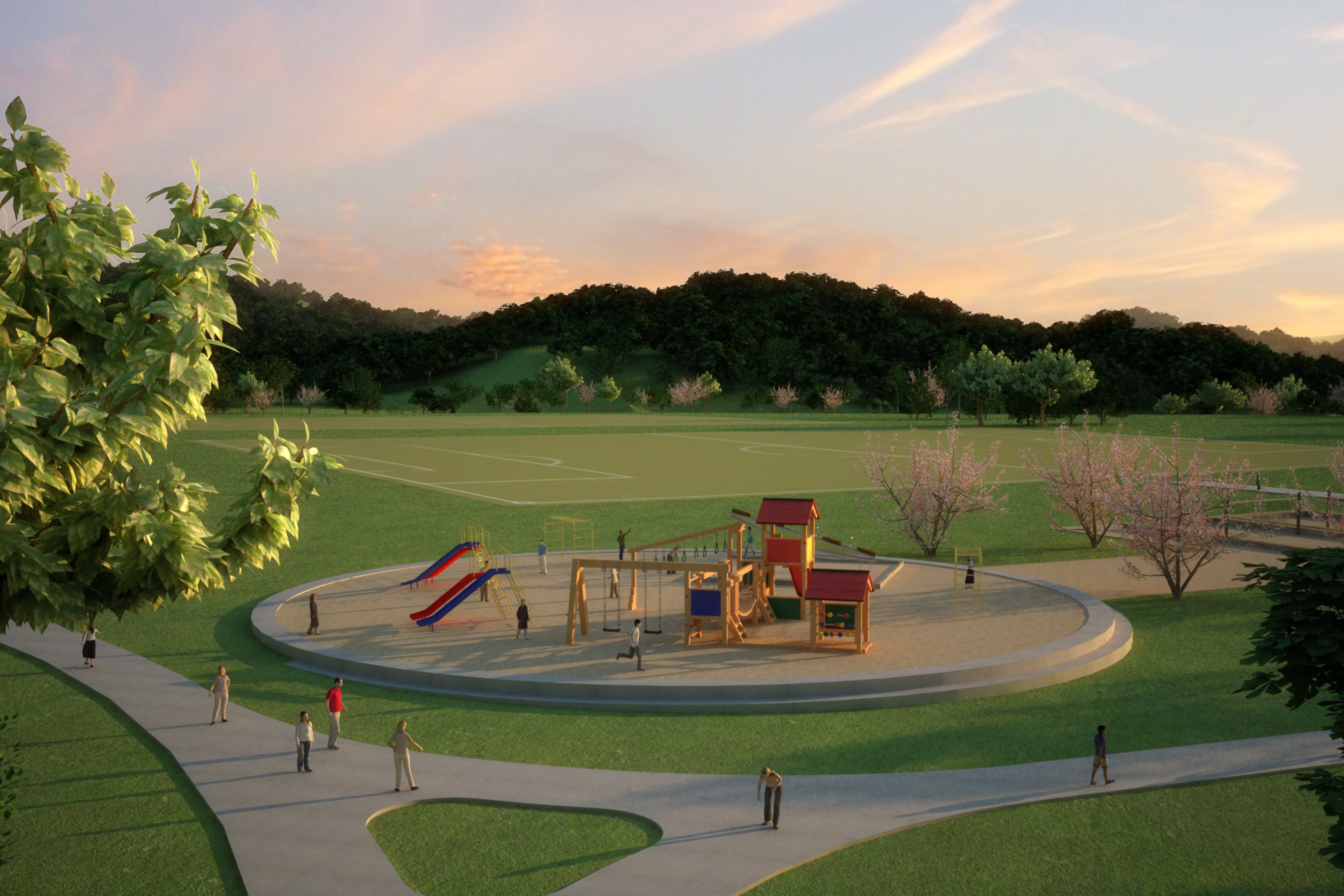 Groves Park Commons Playground Image
