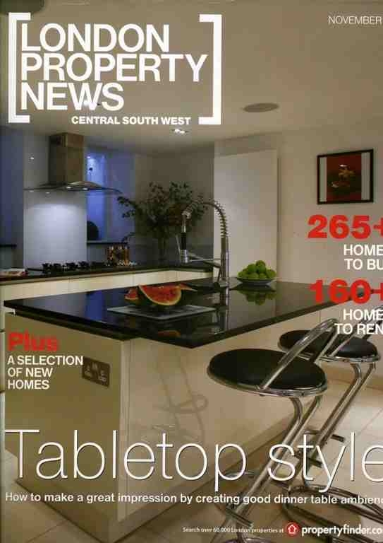 COVER AND 3 PAGE SPREAD, LONDON PROPERTY NEWS Image