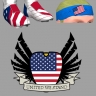 USA themed Shoes, Headband, Tattoo Image