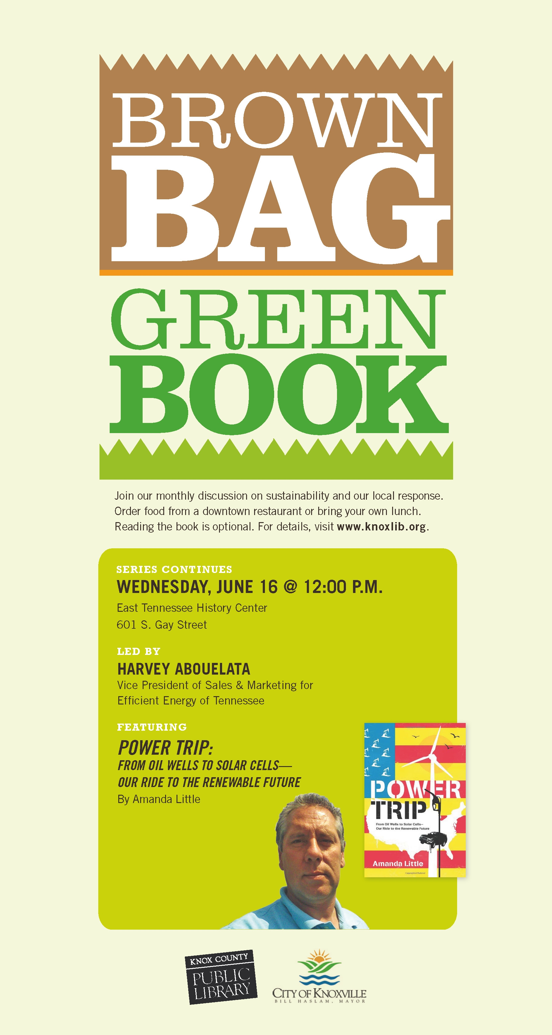Brown Bag Green Book, "Power Trip" discussion - Poster Image
