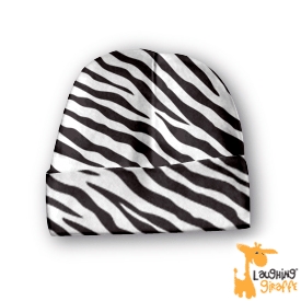 Zebra print Baby toddler beanie hats Image