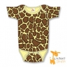 Giraffe print Baby Onesie short sleeve Creeper Image