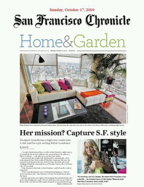 San Francisco Chronicle Homes & Gardens cover Image