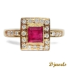Diamond Ruby Ring Image