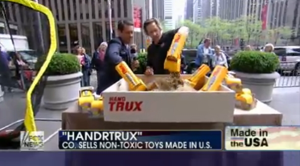 HandTrux Product Display on FOX & friends Image