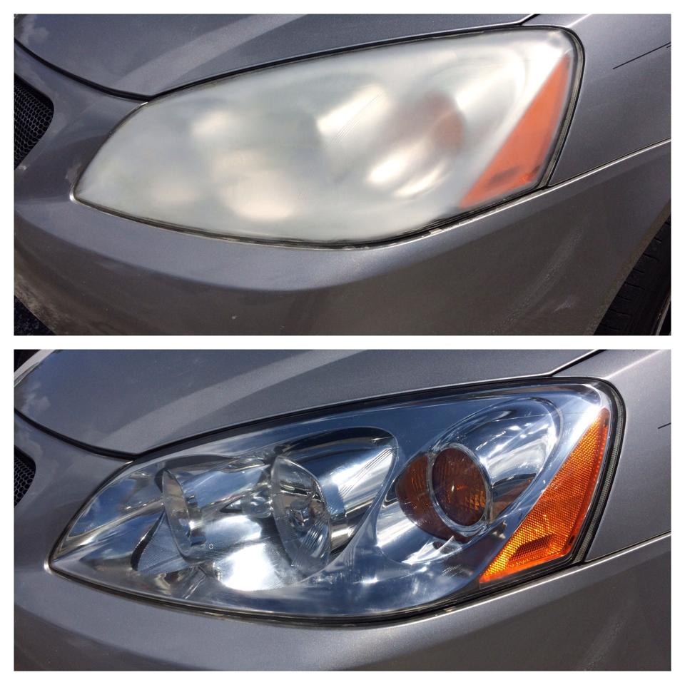 Headlight Lens Before & After Image