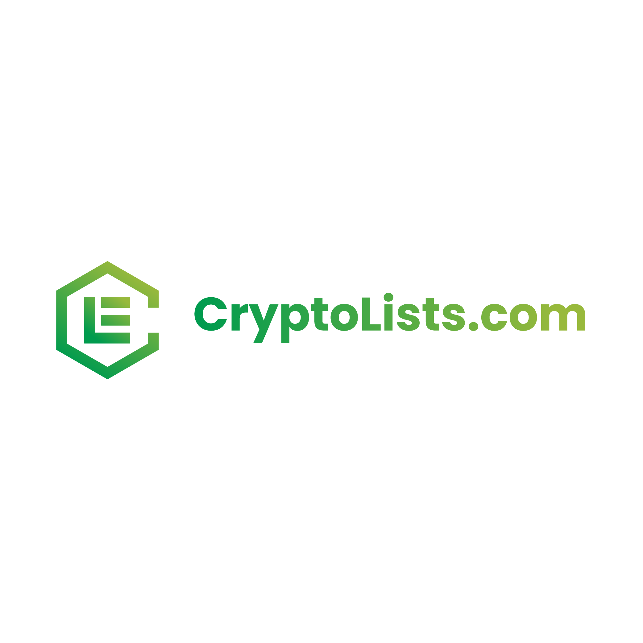 Crypto Lists - Alternative Green Logo, Large format Image