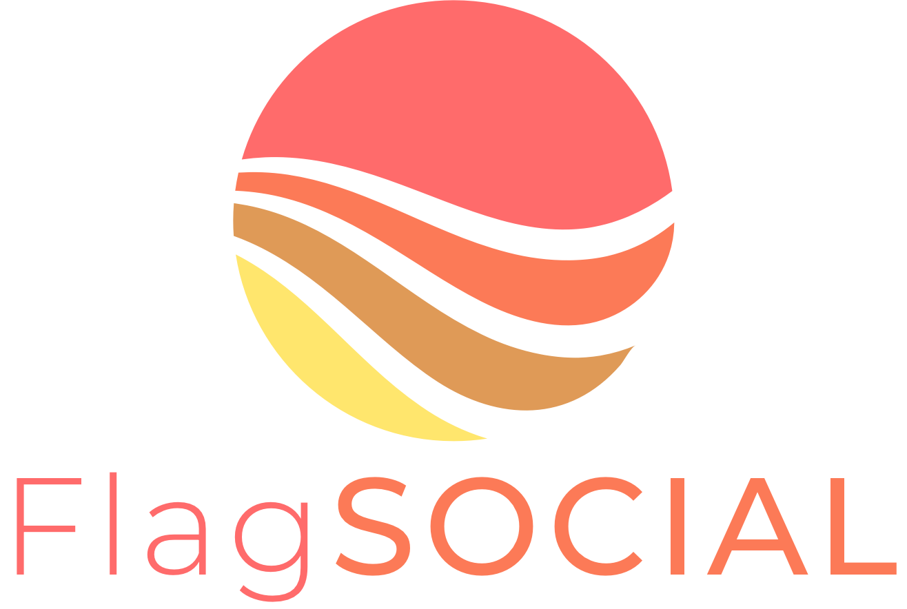 Flag Social Logo Image