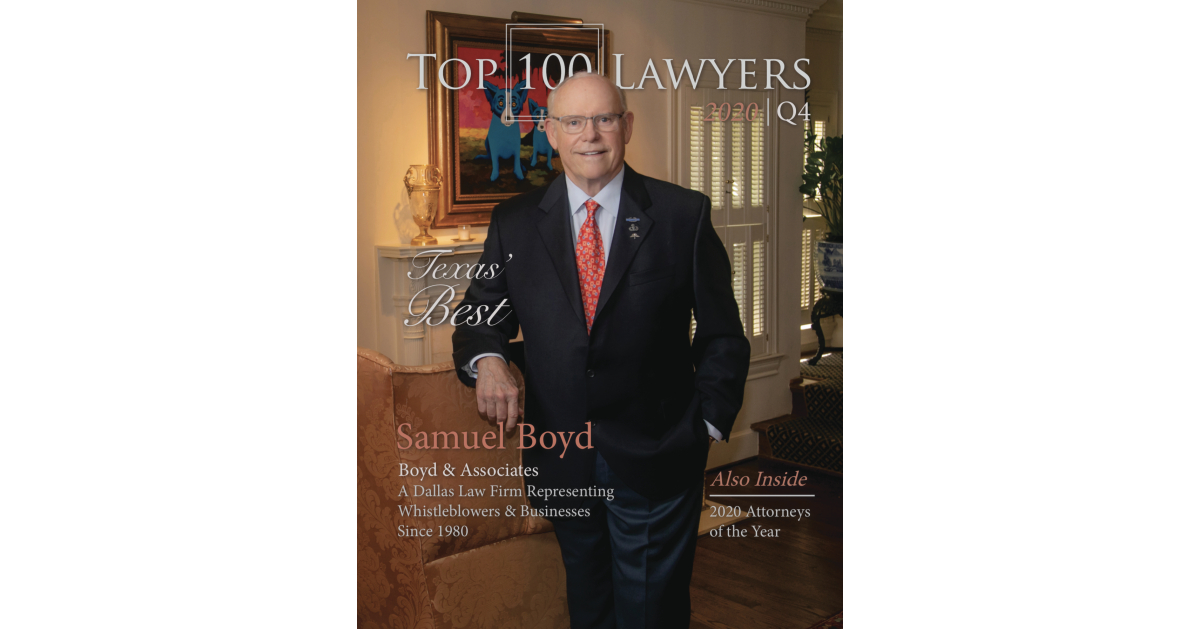 Samuel L. Boyd Is Honored By The Top 100 Registry As The 2020 Attorney ...