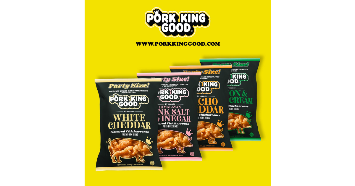 Pork King Good Expands Product Line with 7 Oz. Party Size Pork Rinds