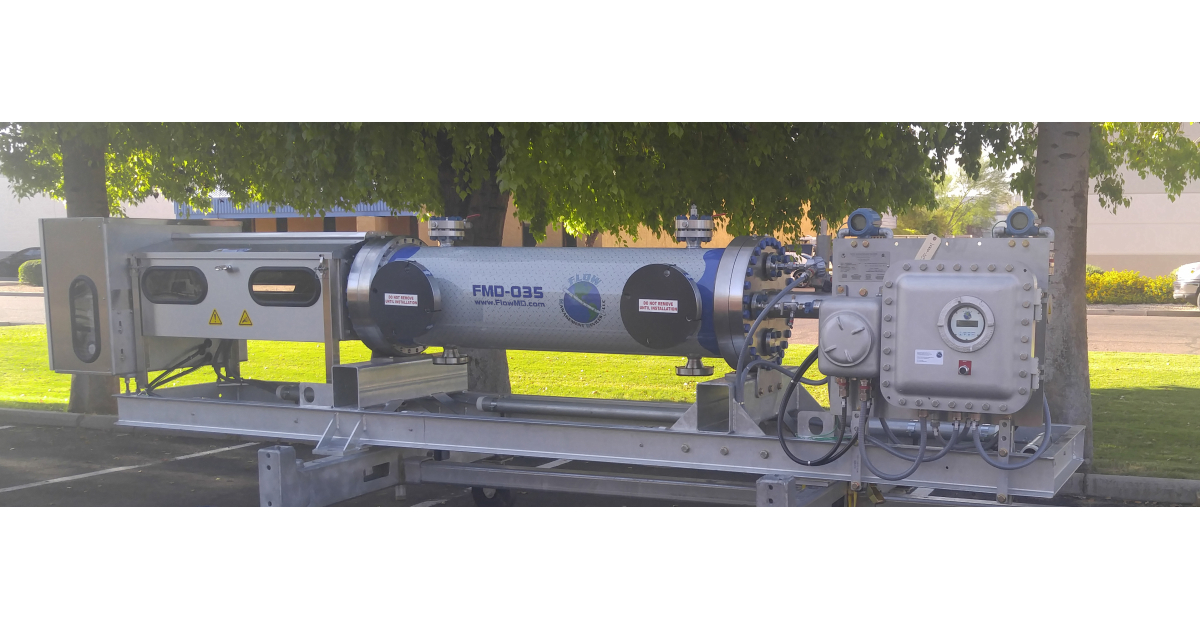 Flow Management Devices Small Volume Prover Heading to Calibration Lab