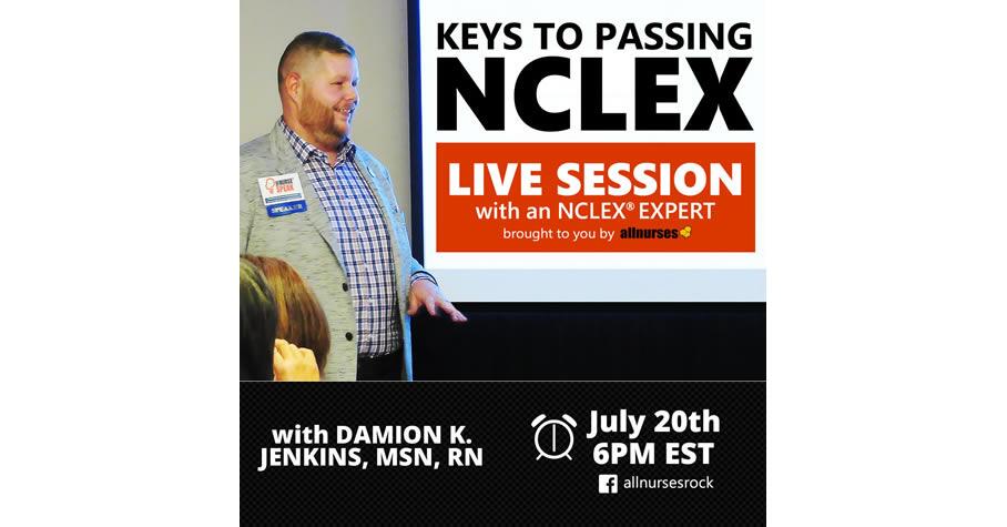 allnurses.com Announces First Ever Live Learning Event "The Keys to Passing  NCLEX" Webinar Event, July 20, 2021 at 6 PM EST - PR.com