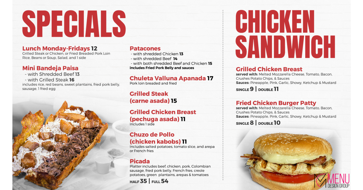 Menu Design Group Releases New Upscale Fast Casual Digital Menu Board