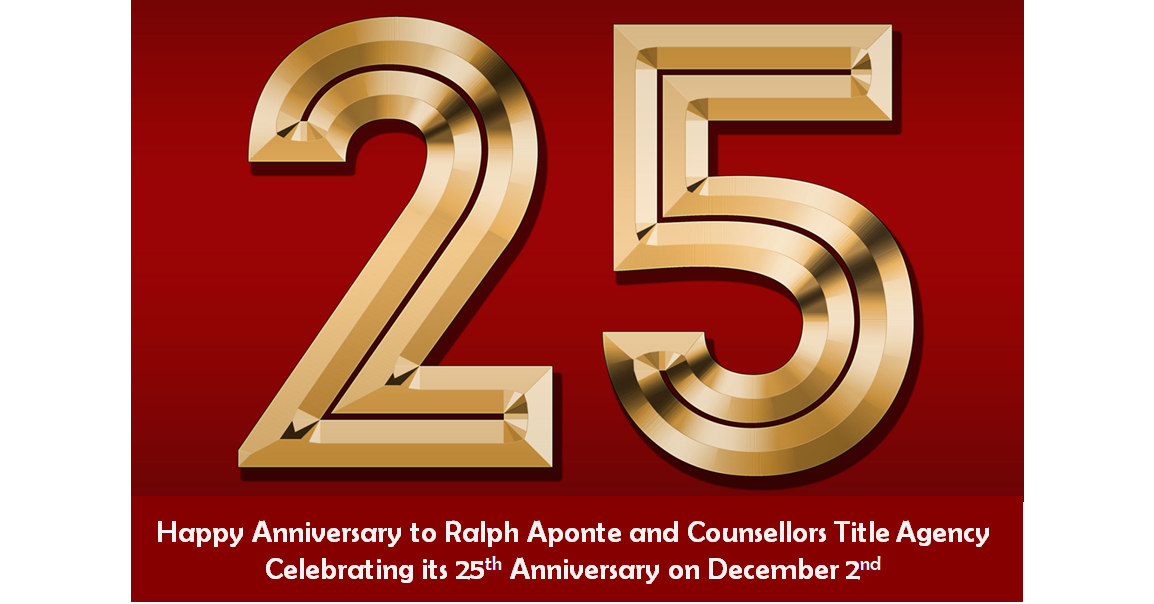 Counsellors Identify Company Celebrates Its twenty fifth Yr in Trade