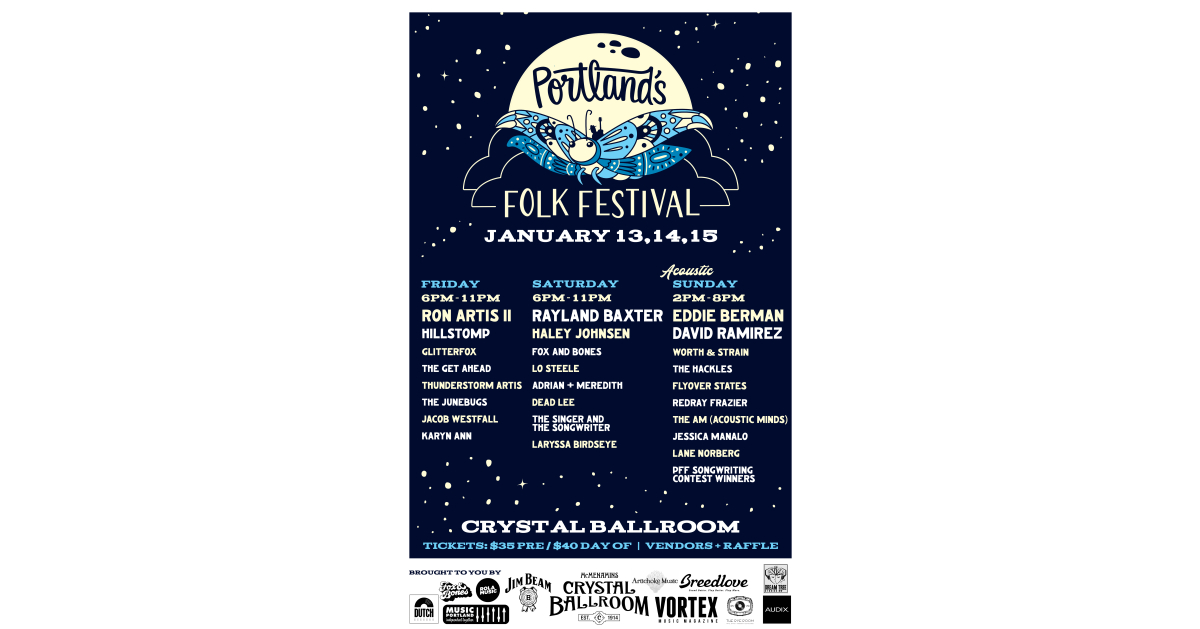 Portland's Folk Festival Returns to the Crystal Ballroom