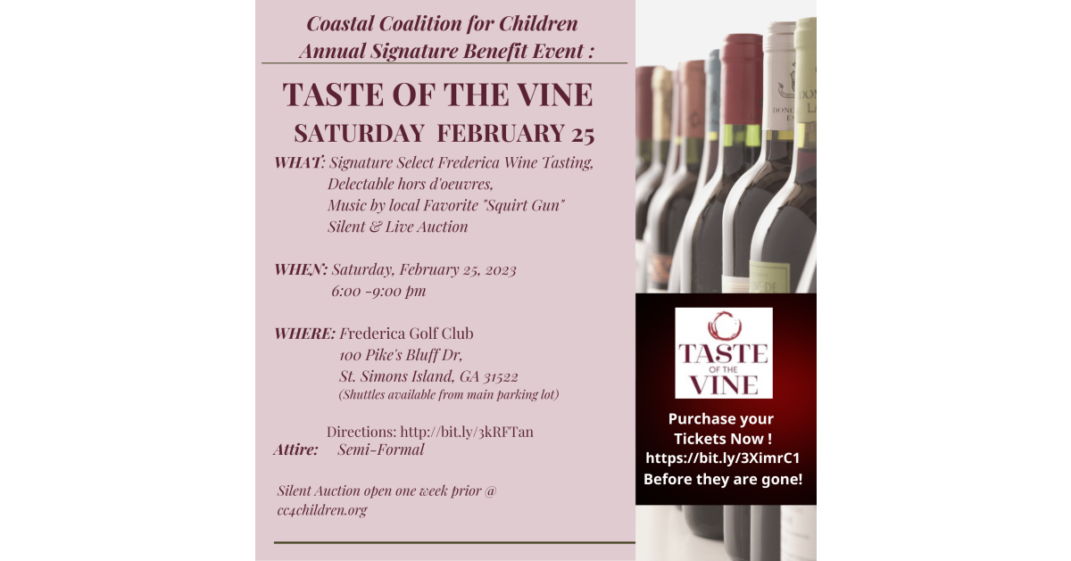 Coastal Coalition for Youngsters Hosts Style of the Vine 2023