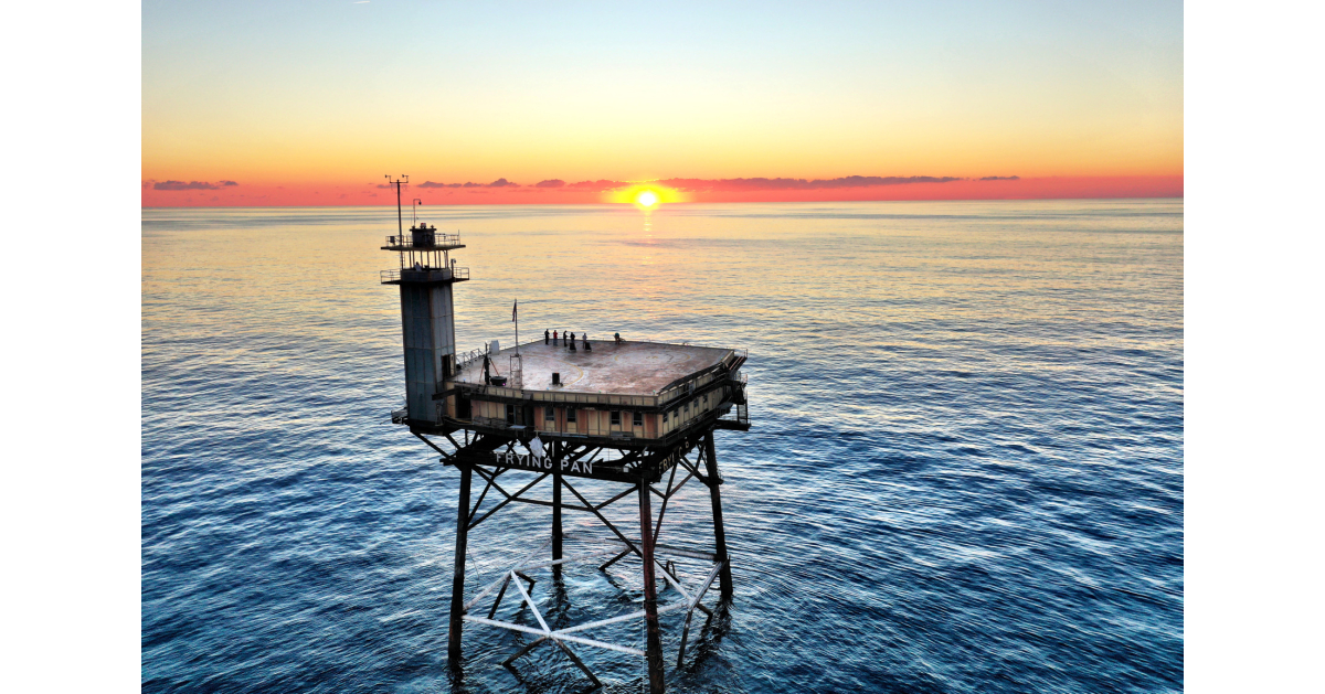 Battle to save to Frying Pan Tower underway 32 miles offshore