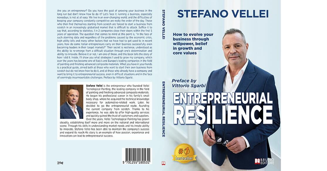 Stefano Vellei Launches Bestseller "Entrepreneurial Resilience" - Vimarsana News