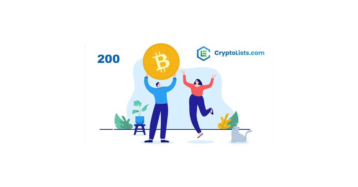 Crypto Lists Hits 200 Bitcoin Reviews Milestone - Vimarsana News