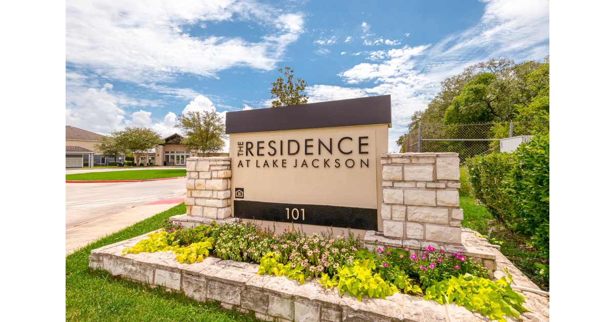 Lake Jackson Apartments, LLC Completes 29.6 Million Acquisition of the Residence at Lake